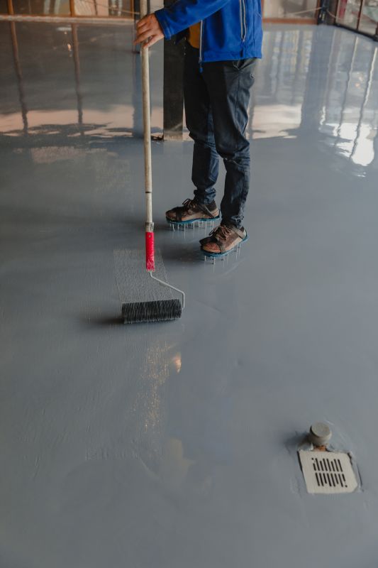 Garage Floor Coating Installation