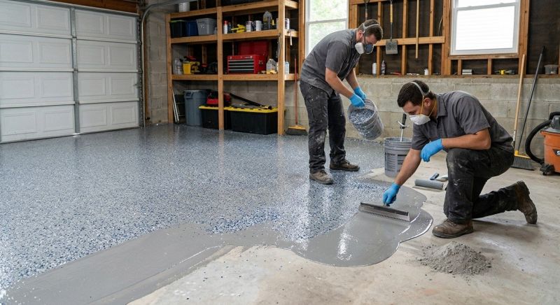 Garage Floor Staining in Frederick, MD